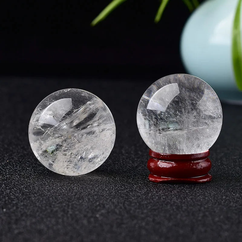 Clear Quartz Crystal Sphere