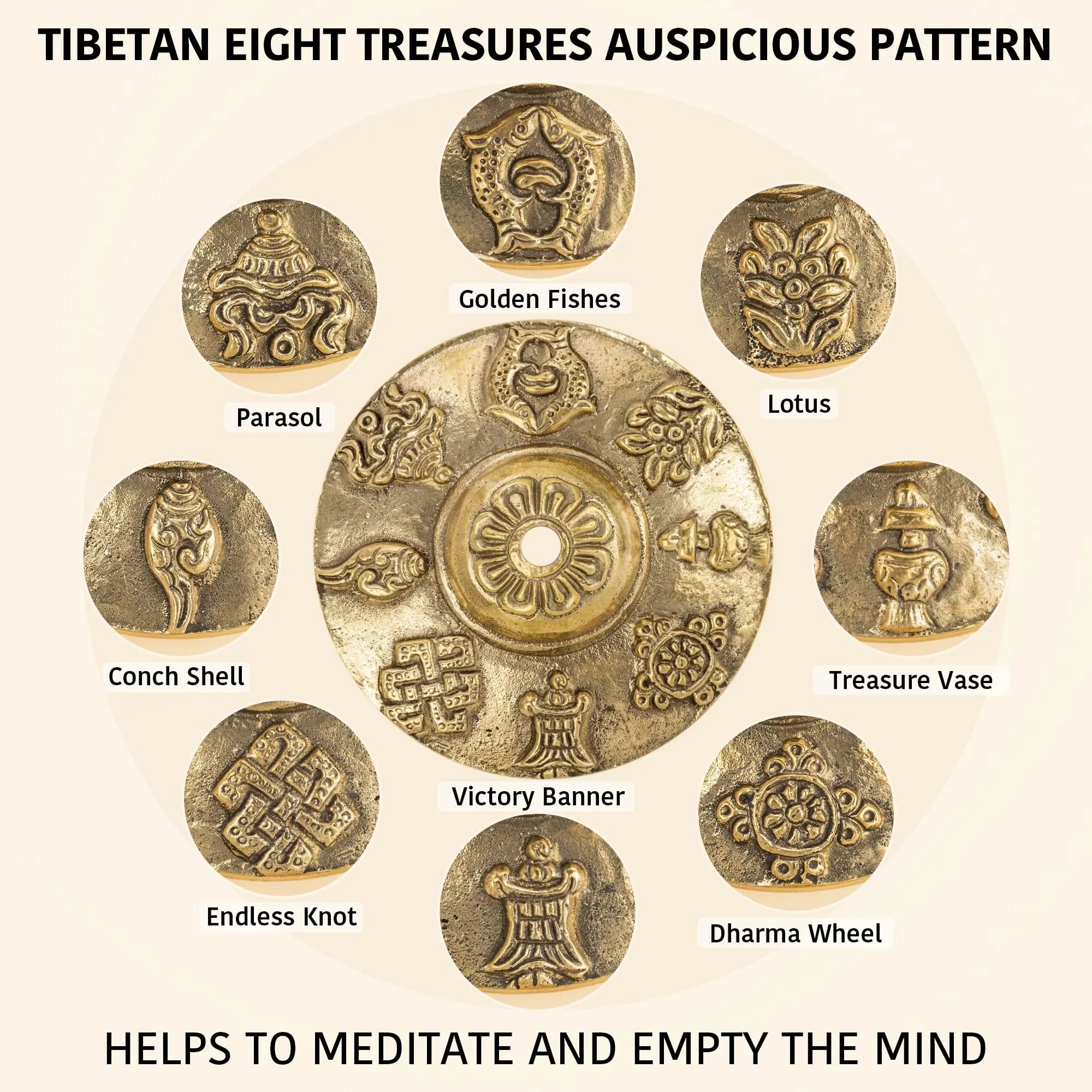 Tibetan Tingsha Cymbals 2pcs, Meditation Sanskrit Brass Chime Bells for Spiritual Healing Mindfulness, Yoga Buddhist