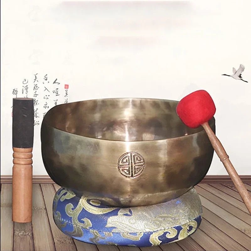 Full Moon Singing Bowl 

A powerful handcrafted singing bowl with a deep, rich and long-lasting resonance.

Handcrafted in South India, this Full Moon singing bowl is created using traditional techniques to produce a beautifu