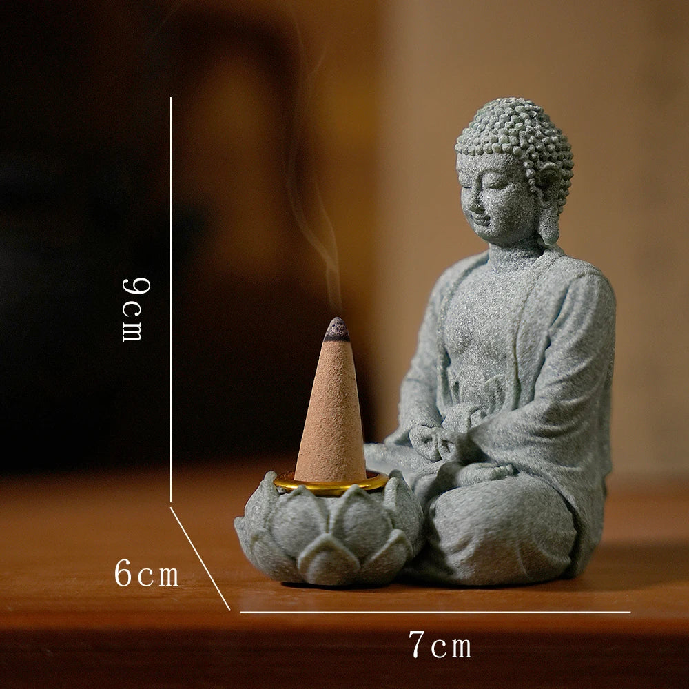 Zen Sitting Buddha Sculpture