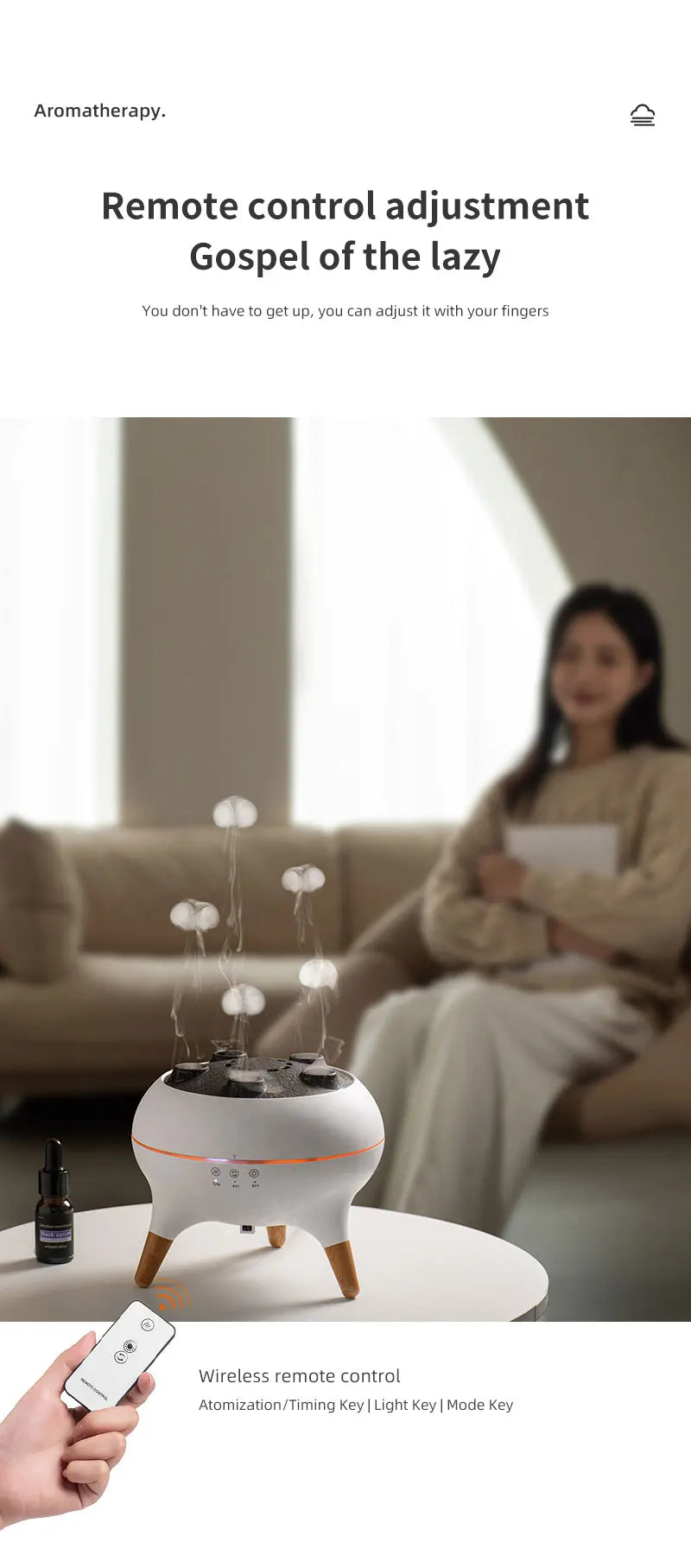 Jellyfish Humidifier & Aromatherapy Diffuser