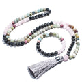 Amazonite & Rose Quartz Mala Set