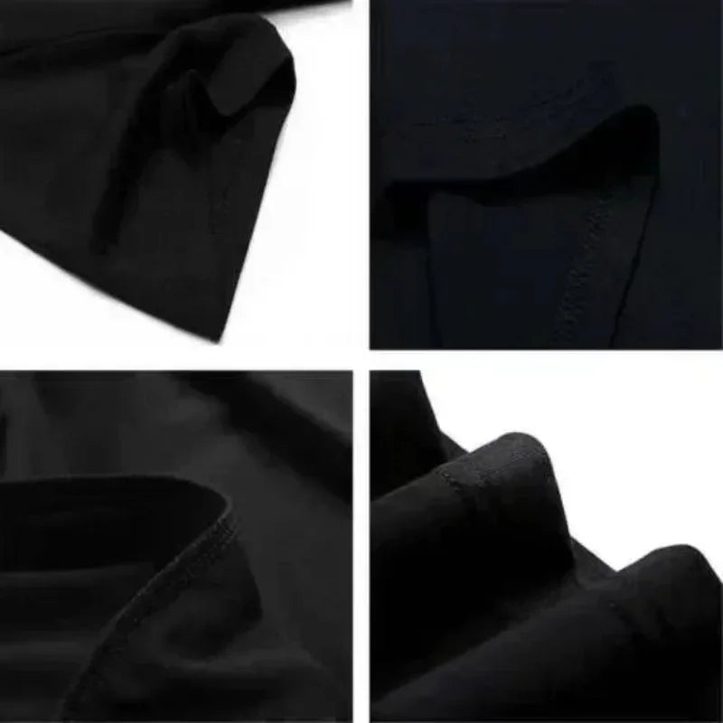 Close-up details of a black fabric texture on a white background