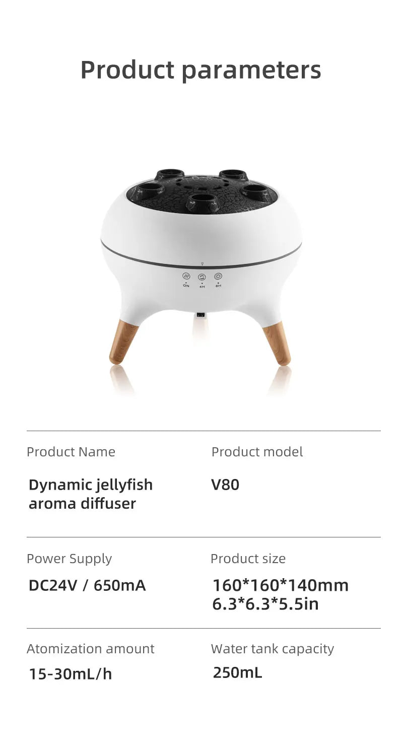 Jellyfish Humidifier & Aromatherapy Diffuser