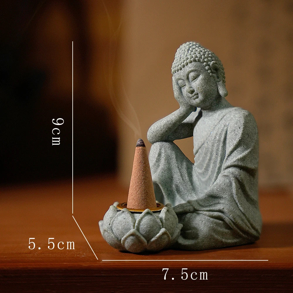 Zen Sitting Buddha Sculpture